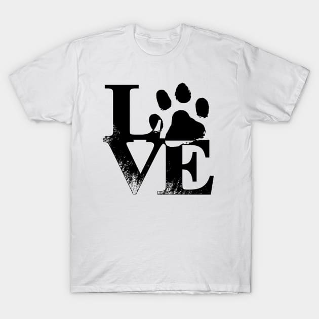 Dog Love T-Shirt by nikovega21